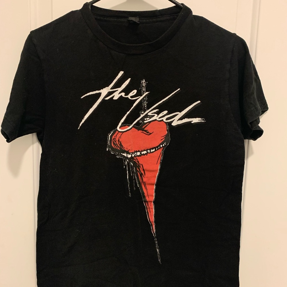 The Used Black & Red Concert T-shirt